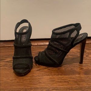 Black Cage Open Toed BCBG Heel